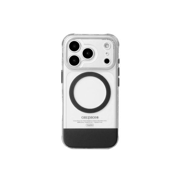 cas:pace 黑色黑環 原創設計  磁吸款   手機殼