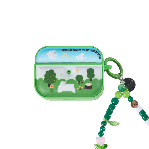 cas:pace  「春日踏青」AirPods   耳機套  (含掛繩)