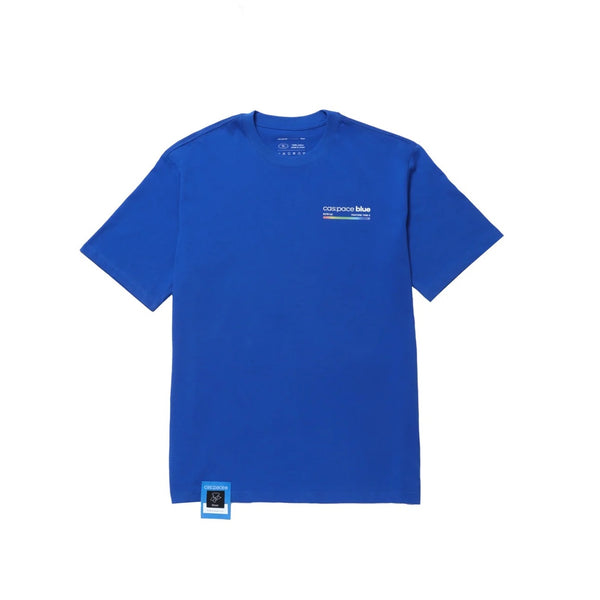 cas:pace-home 「cas:pace blue」半袖Tシャツ