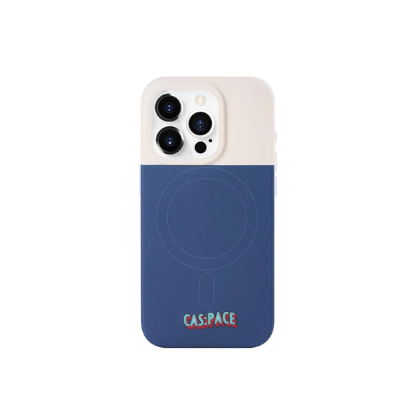 cas:pace 24S/S「復古 Blue撞色」磁吸款 手機殼